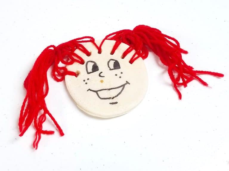 Salt Dough Recipe: Wild Face People Art Idea for Kids