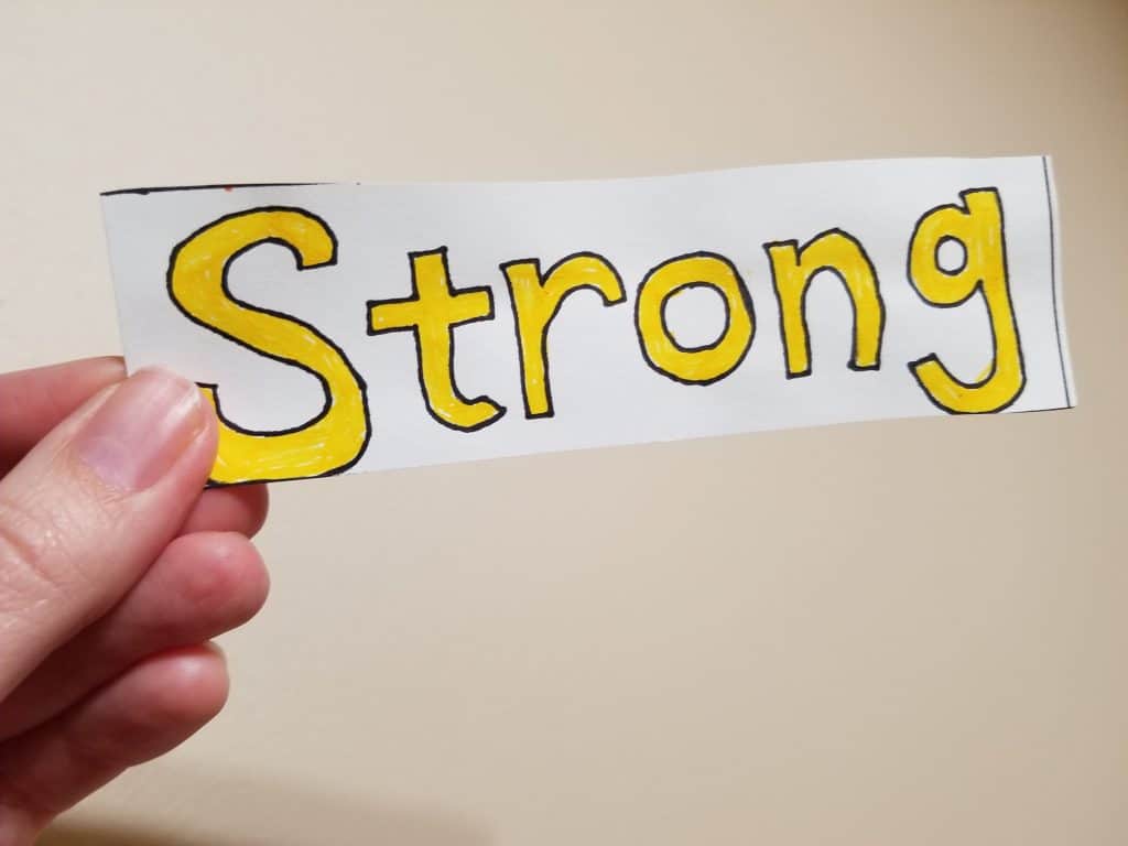 Be Strong Bookmark