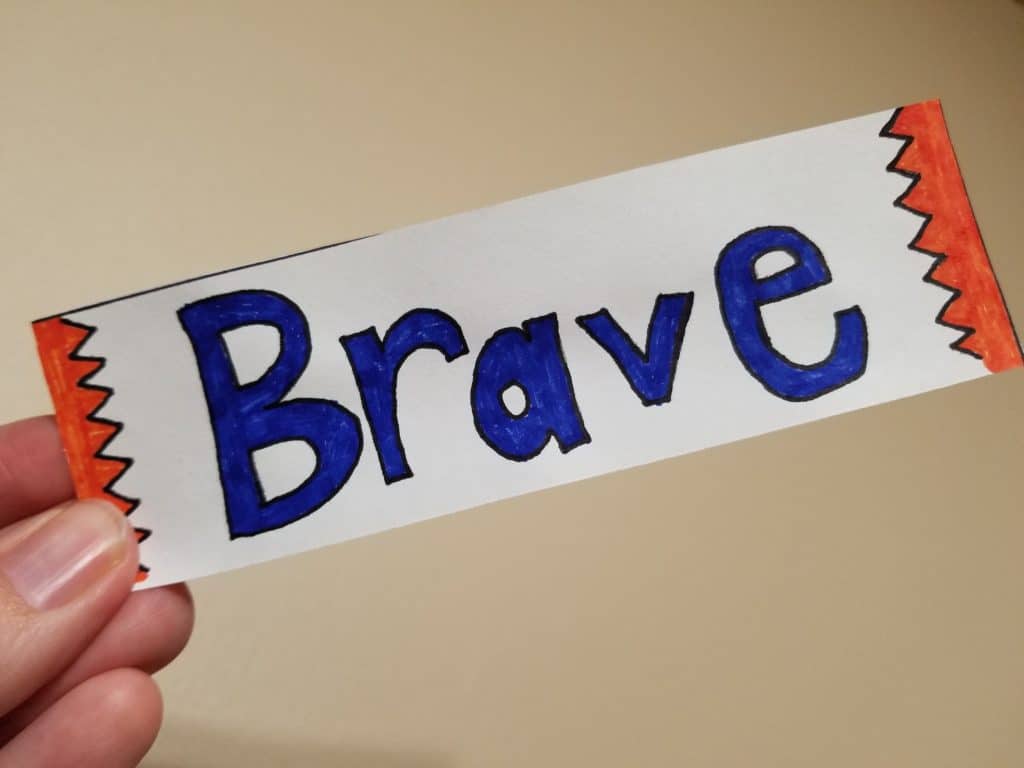 Be Brave Bookmark