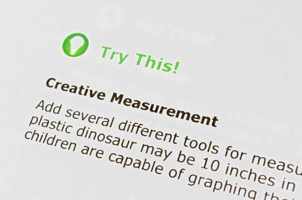 Try This Creative Measurement worksheet