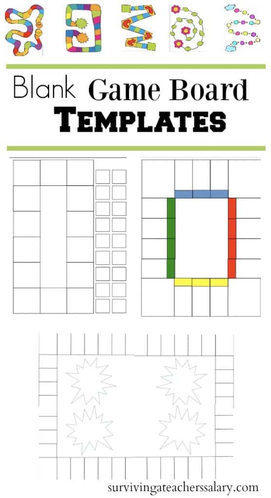 Life+Board+Game+Template  Life board game, Printable board games