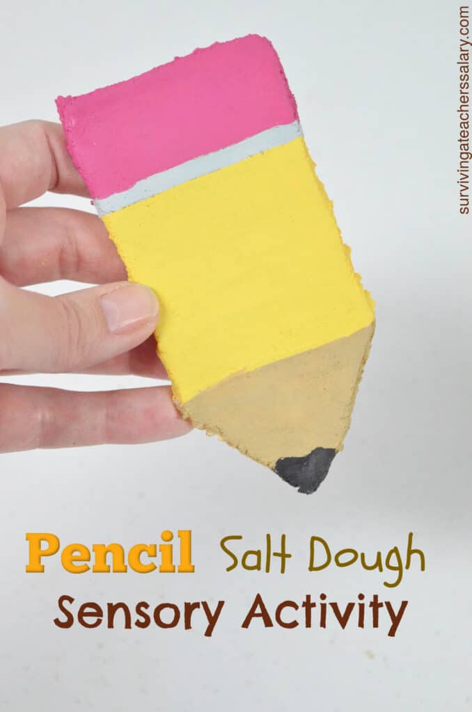 salt dough back to school activity