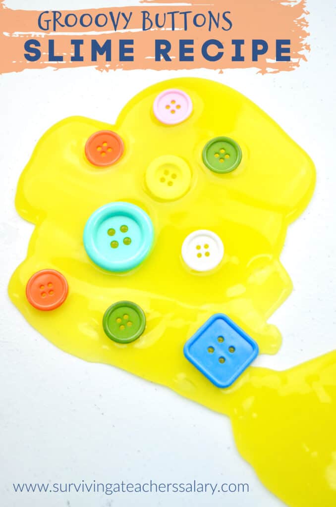 yellow slime with groovy buttons