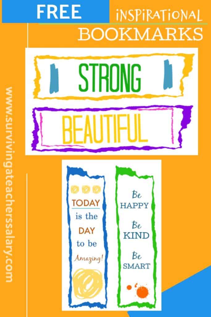 printable Inspirational Bookmarks 