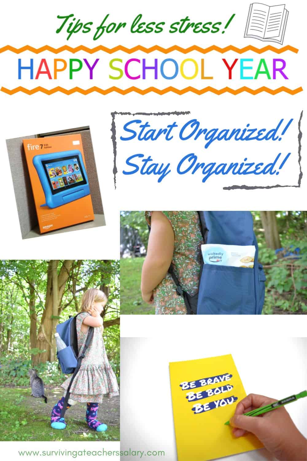 happy school year organization tips