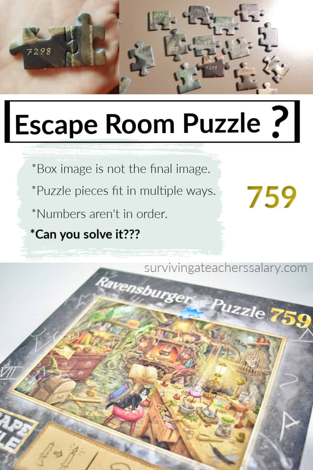 Escape Room Puzzle in One Escape Puzzles by Ravensburger