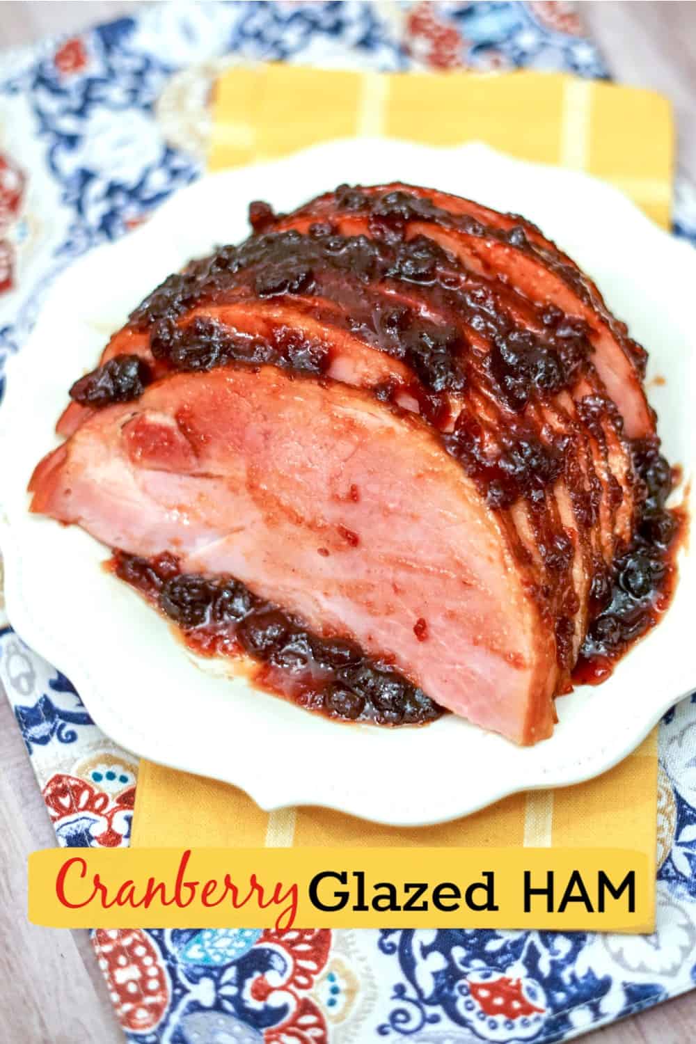 Easy Cranberry Ham Glaze Recipe - Traditional Christmas Dinner Idea