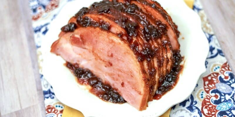 Easy Cranberry Ham Glaze Recipe - Traditional Christmas Dinner Idea