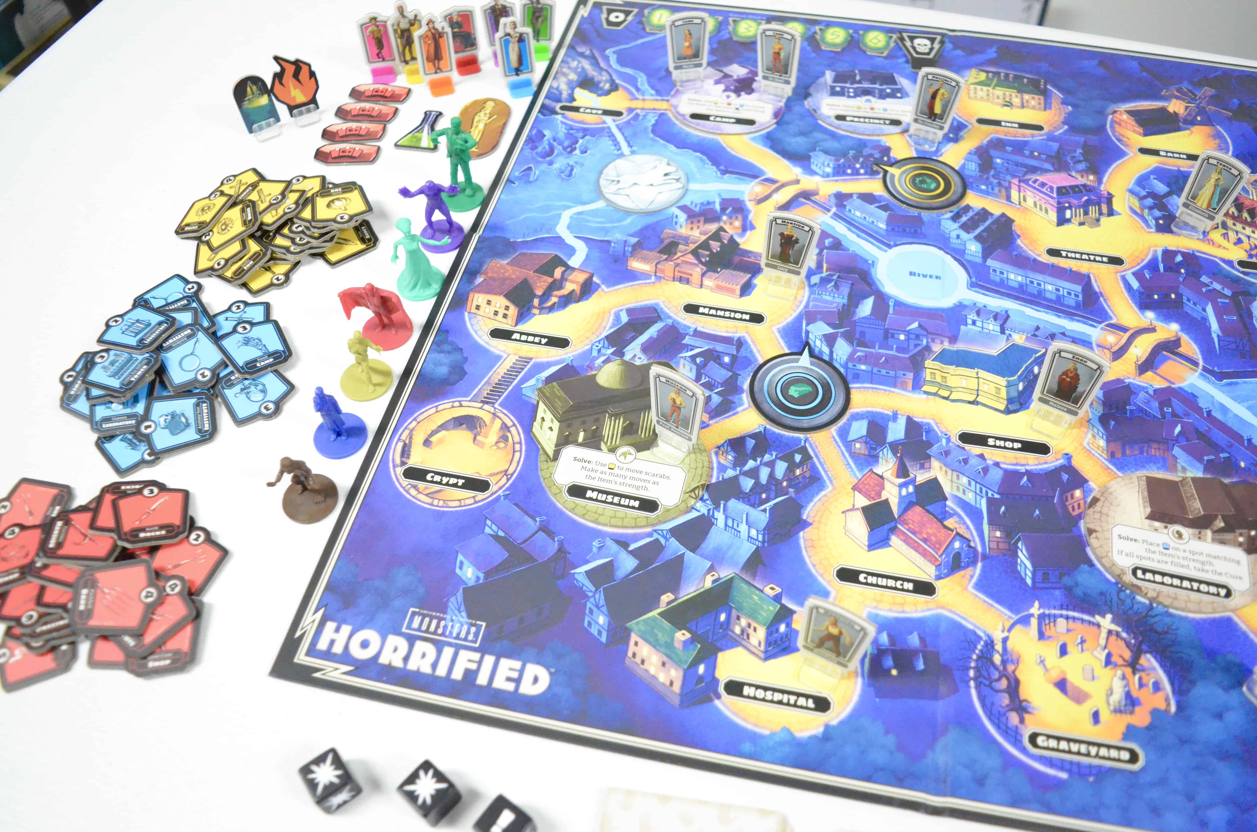 horrified universal monsters board game night review