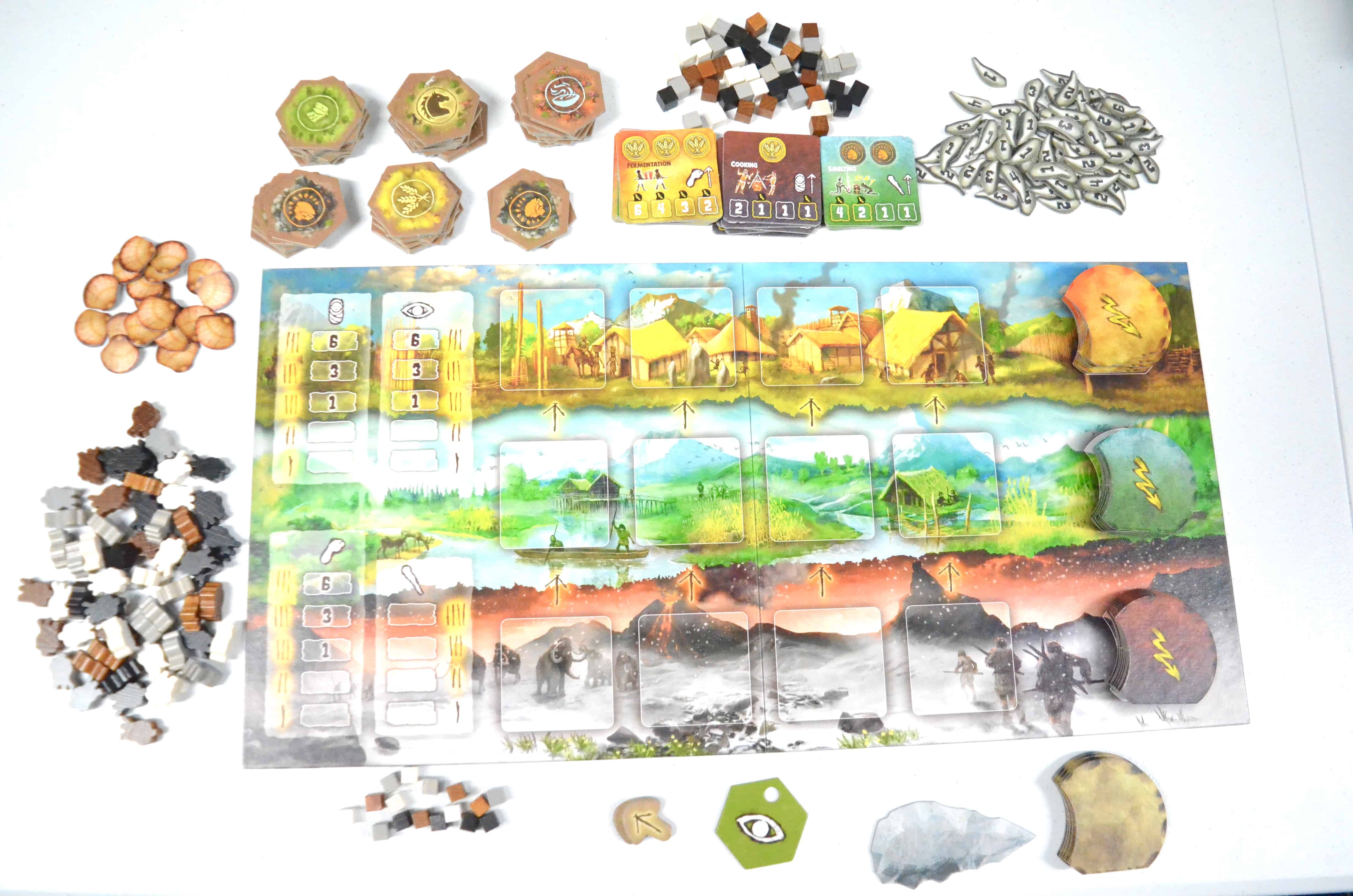 Tribes strategy game board