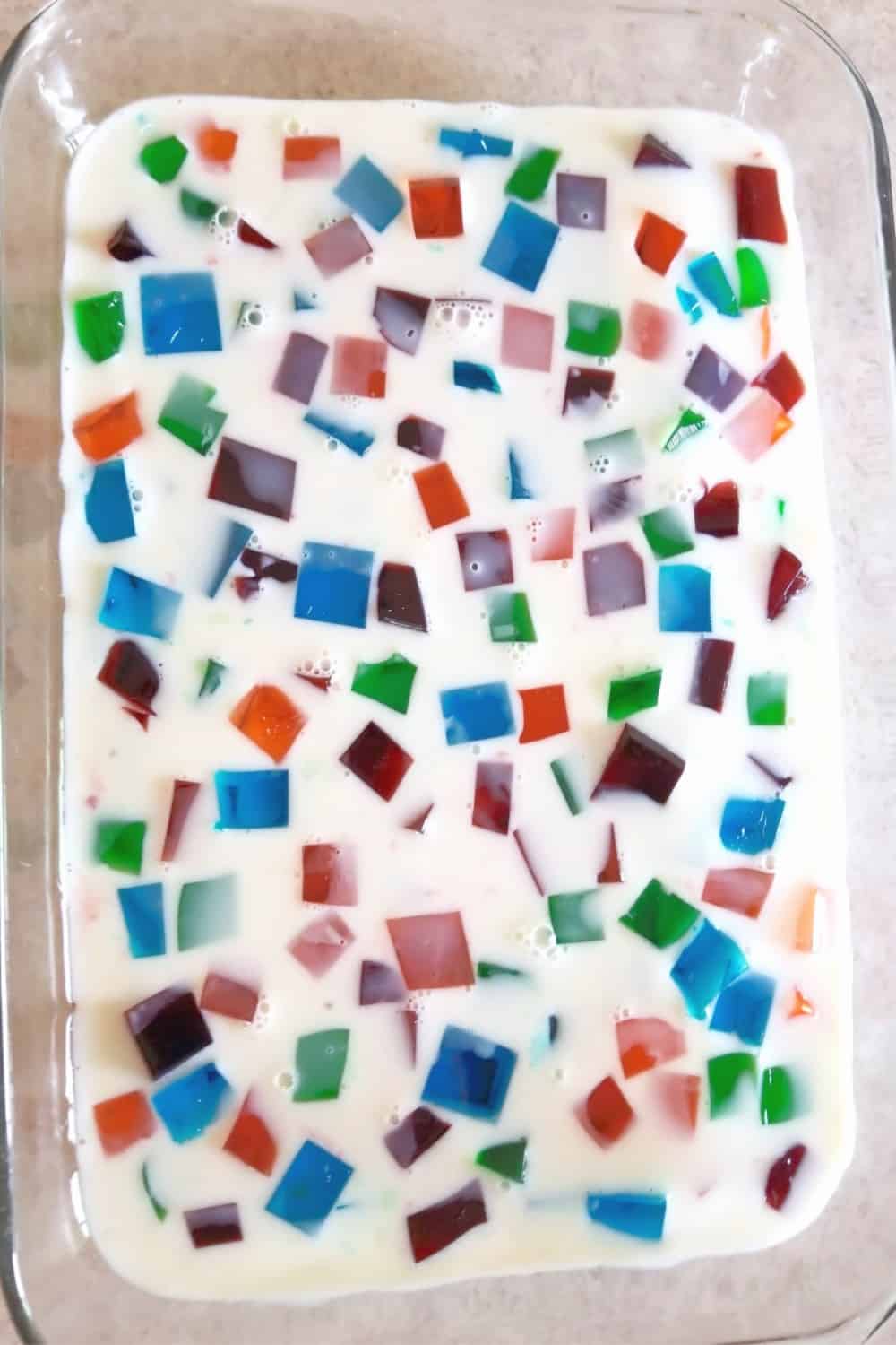 Stained Glass Jello Recipe - Unique Holiday Dessert for Your Dinner Table