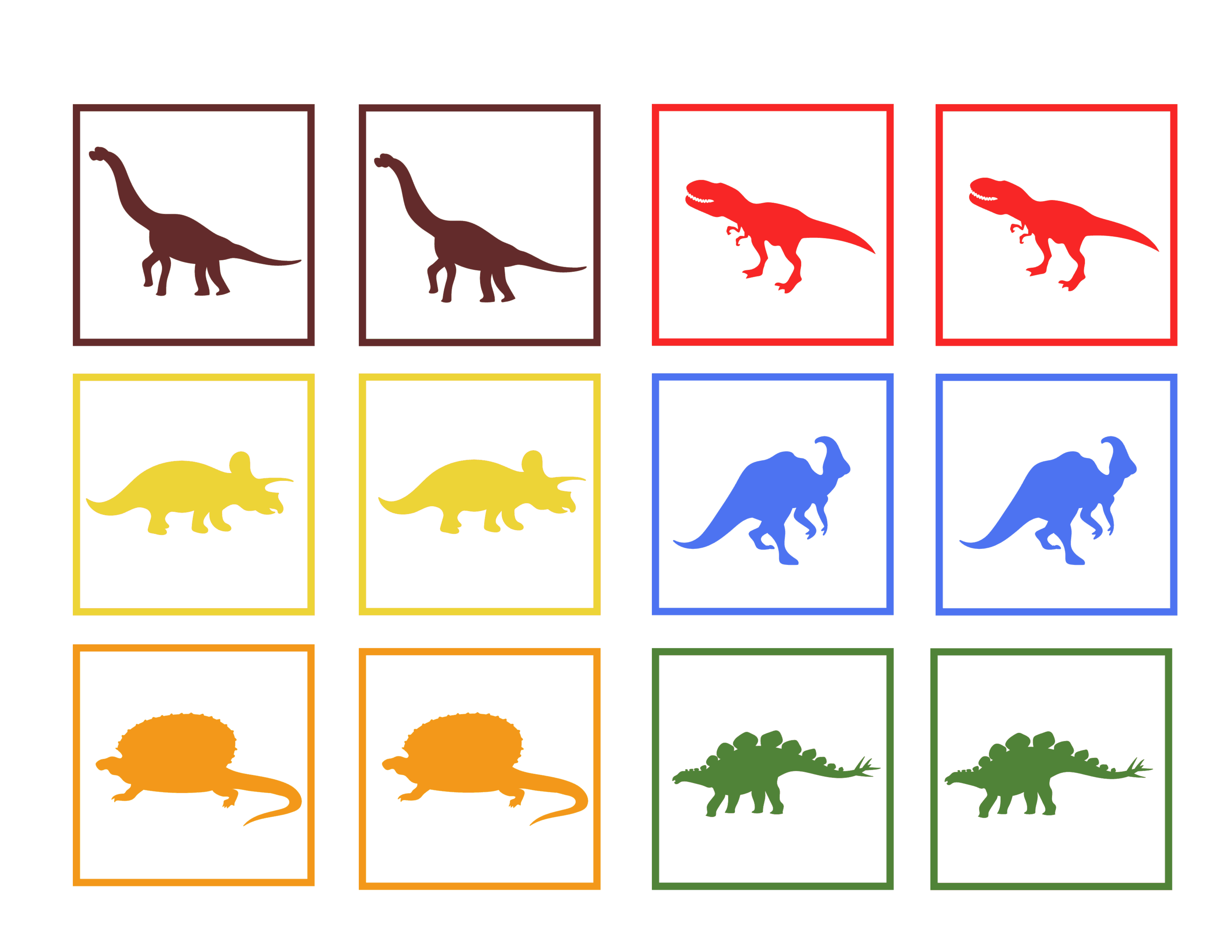 Dino patterns for preschool, Dinosaurs [pattern]