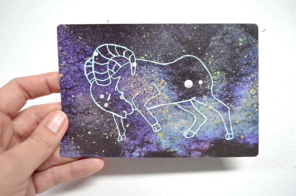 ram constellation card for science lessons