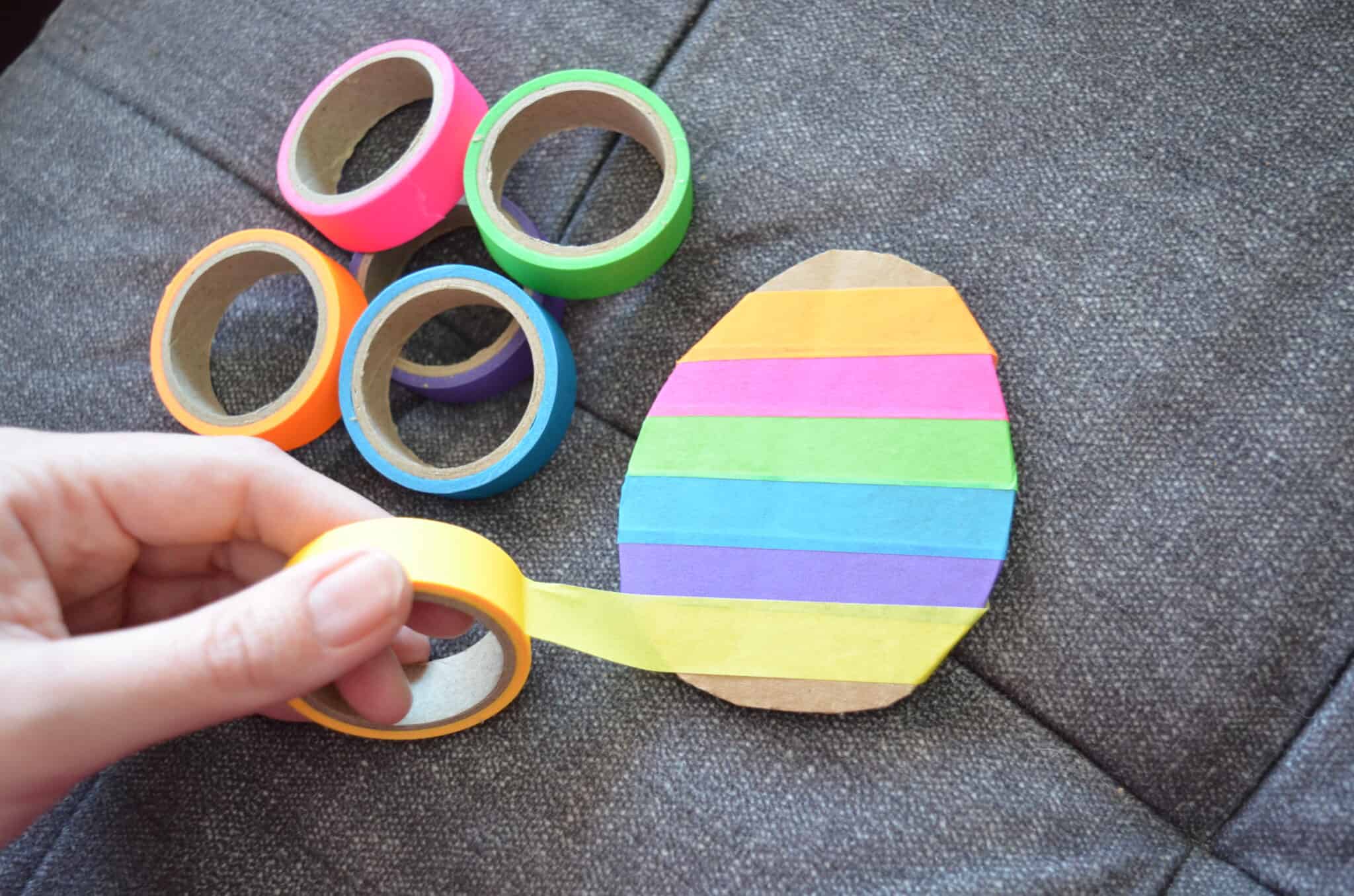 7 Cardboard Easter Egg Art Activities for Preschoolers