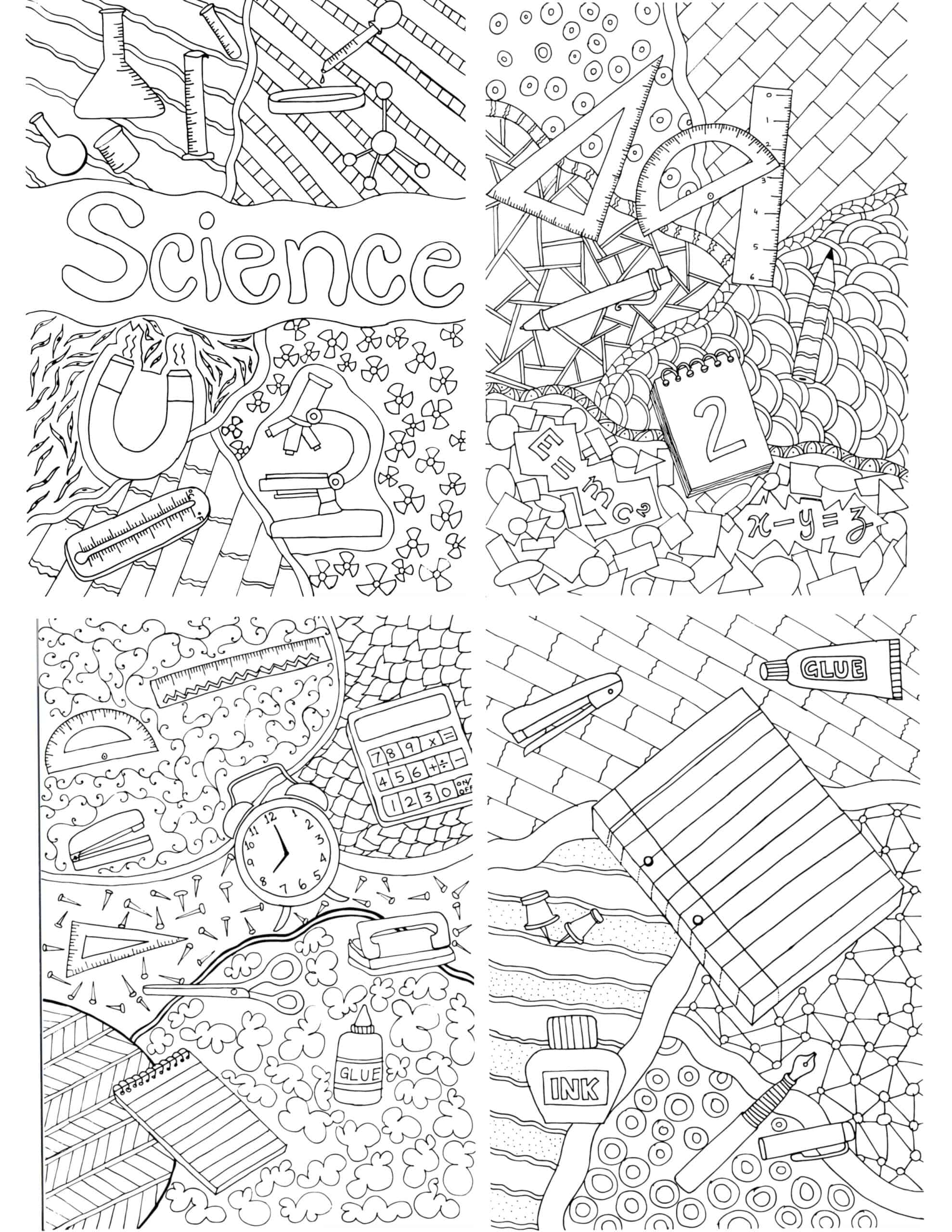 Download Adult Coloring Book for Teachers - Surviving A Teacher's Salary
