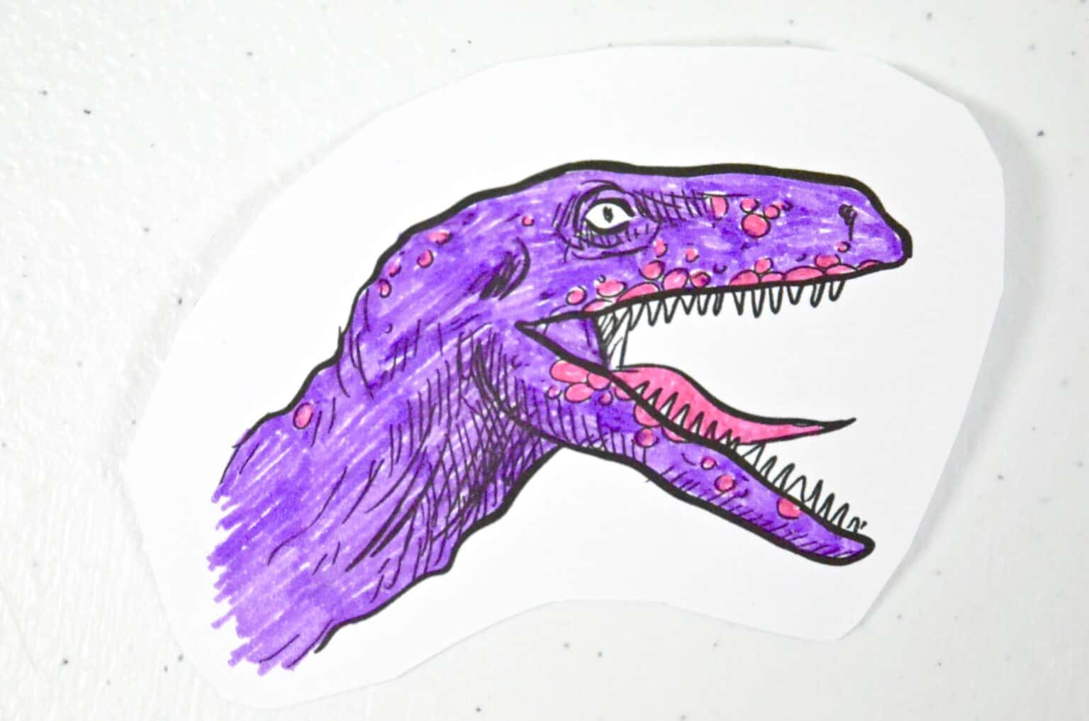 Printable Dinosaur Craft Stick Puppets Pretend Play Activity for Kids