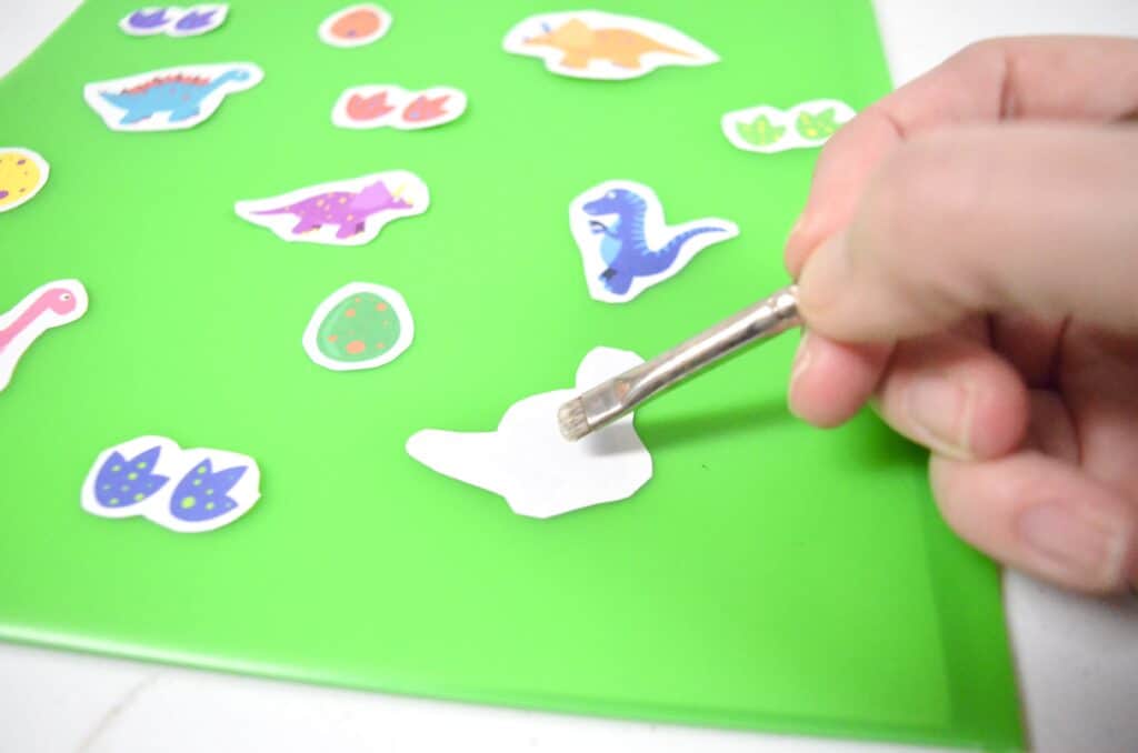 How to Make Scented Dinosaur Stickers Tutorial