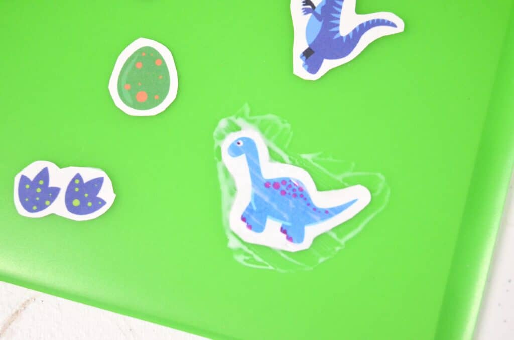 How to Make Scented Dinosaur Stickers Tutorial