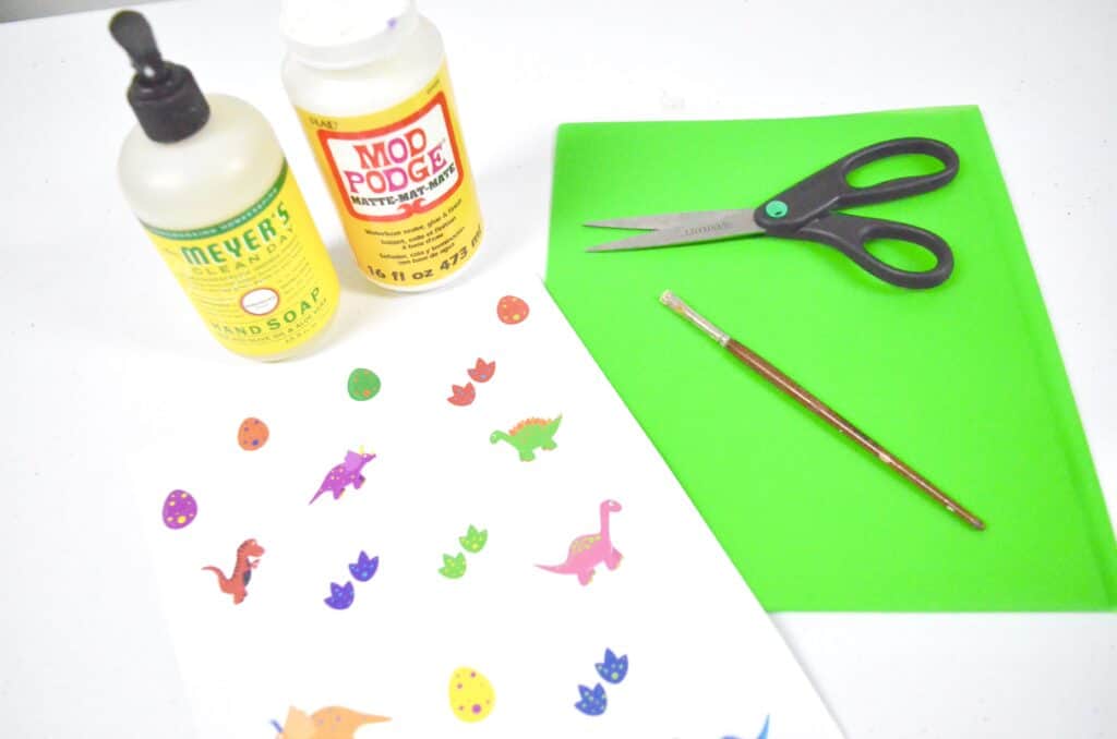 How to Make Scented Dinosaur Stickers Tutorial