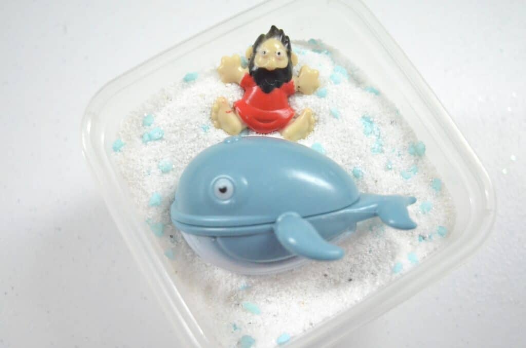 Jonah & the Whale Bible Sensory bin