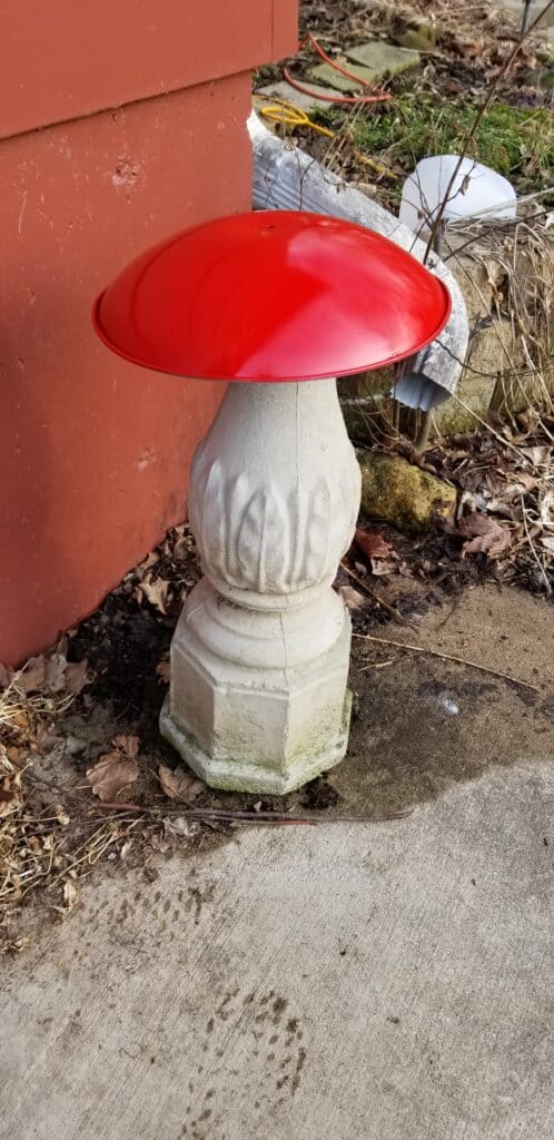 garden decor mushroom art