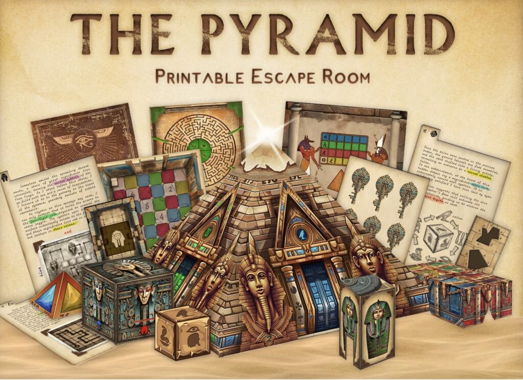 egyptian digital escape room kit