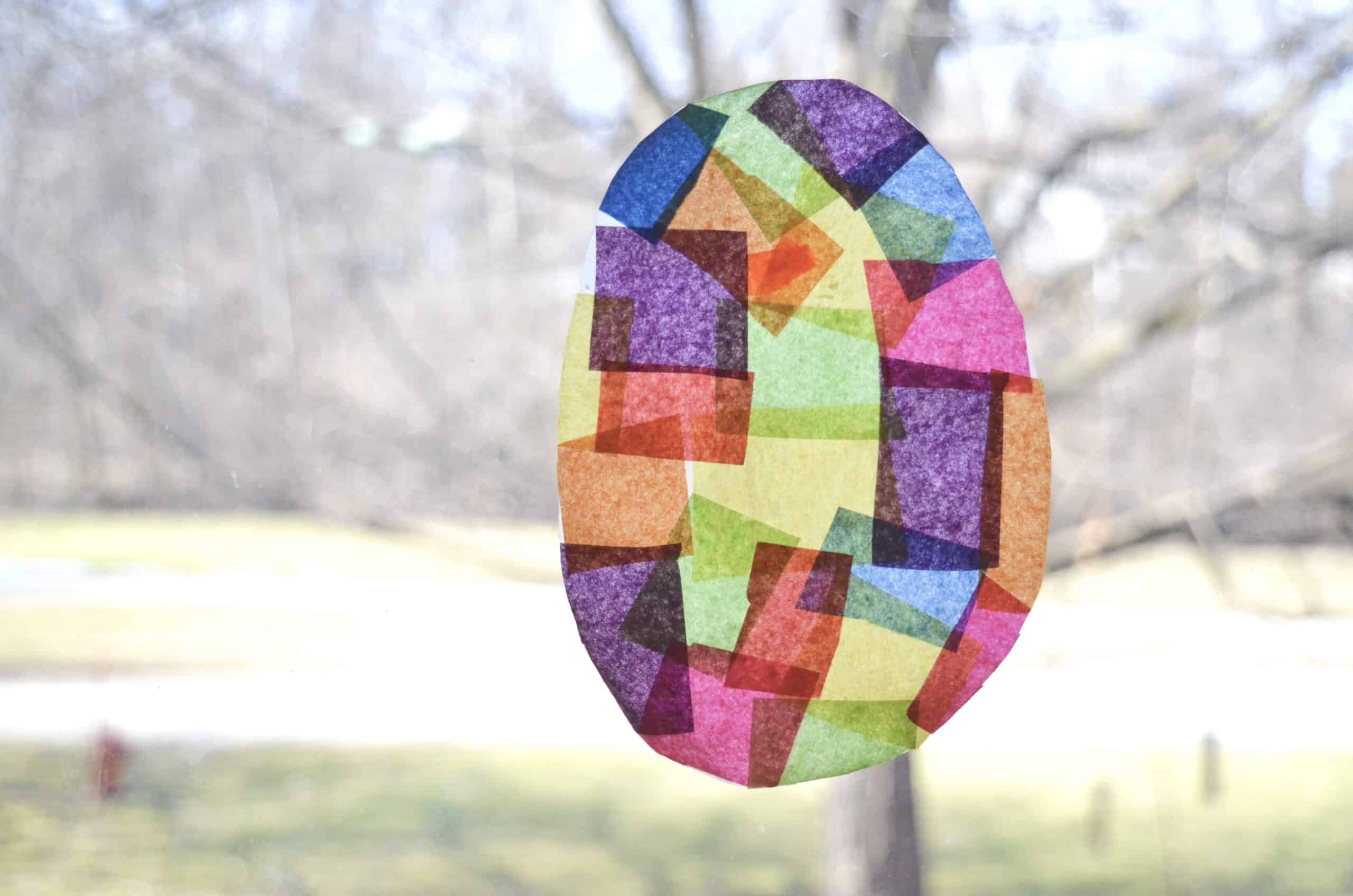 How to Make Tissue Paper Suncatchers (with Pictures) - wikiHow