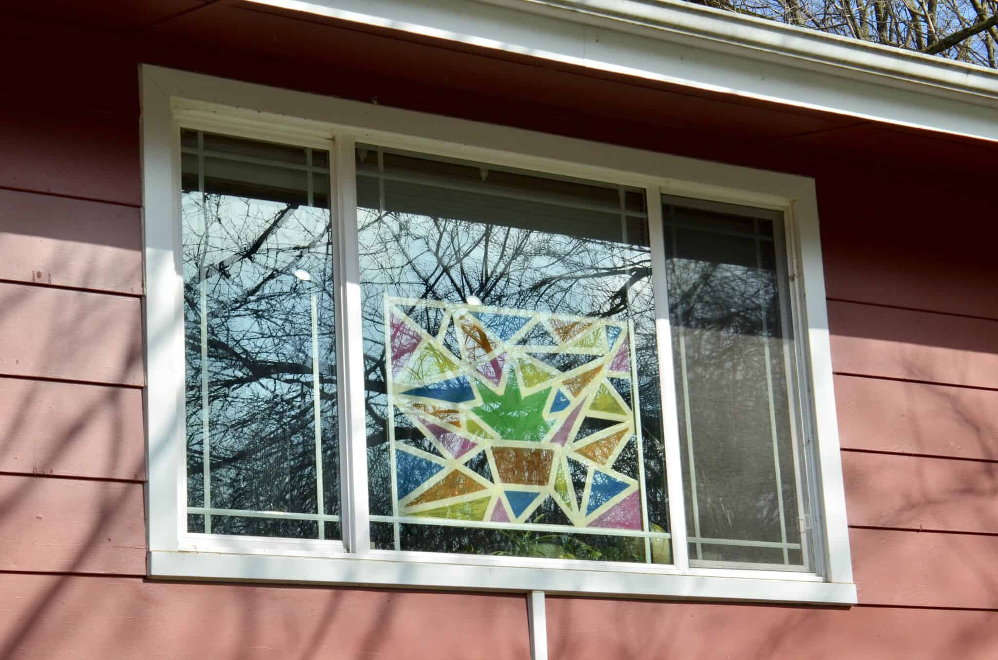 How To Paint Stained Glass Windows At Home Art Activity For Kids
