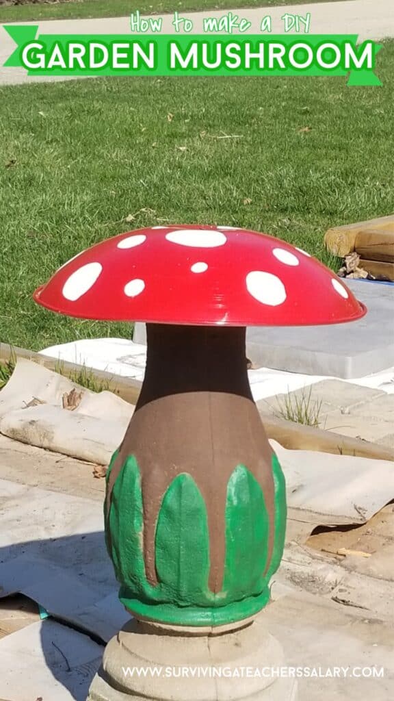 mushroom garden decor