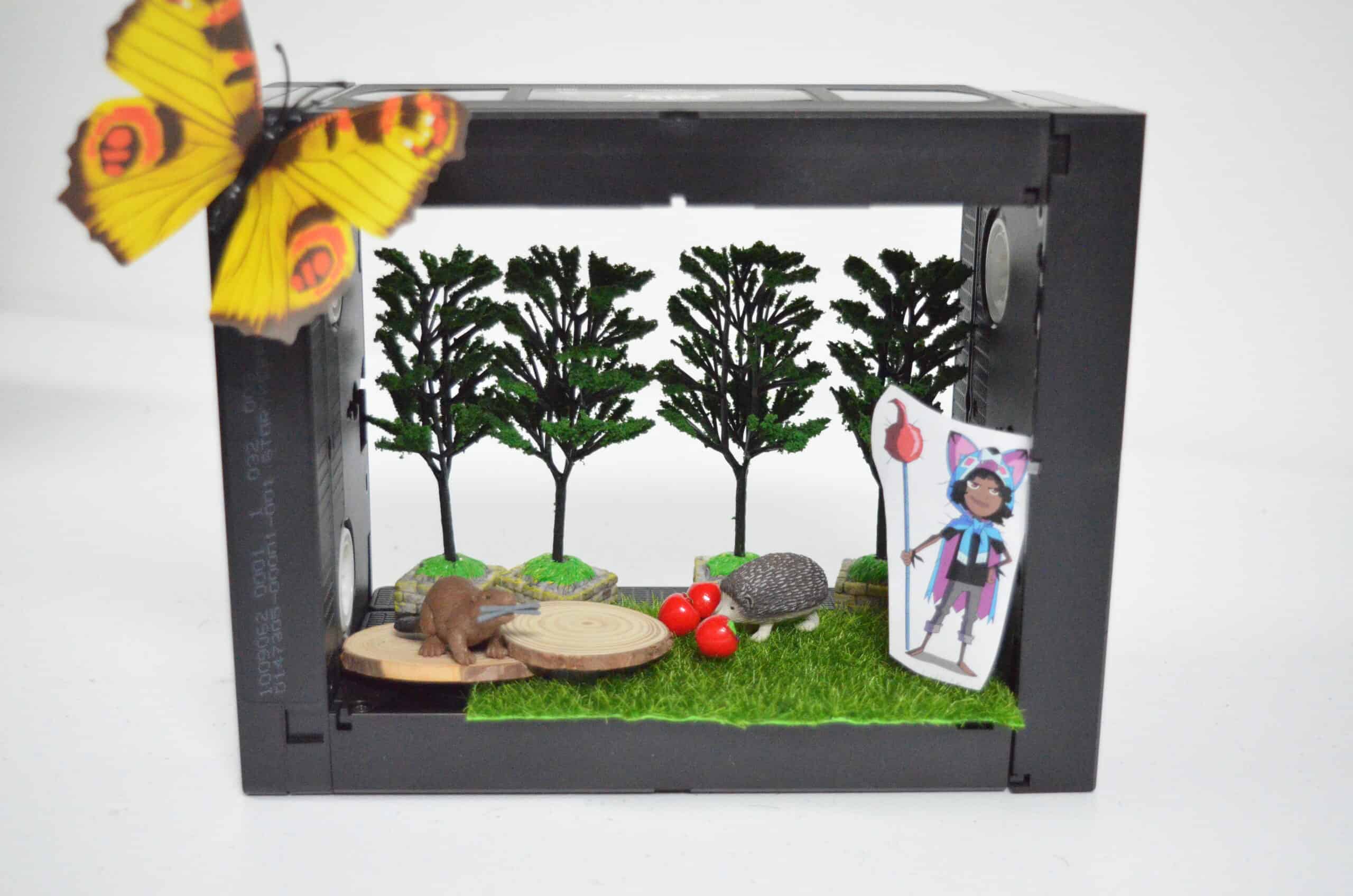 VHS diorama sensory play