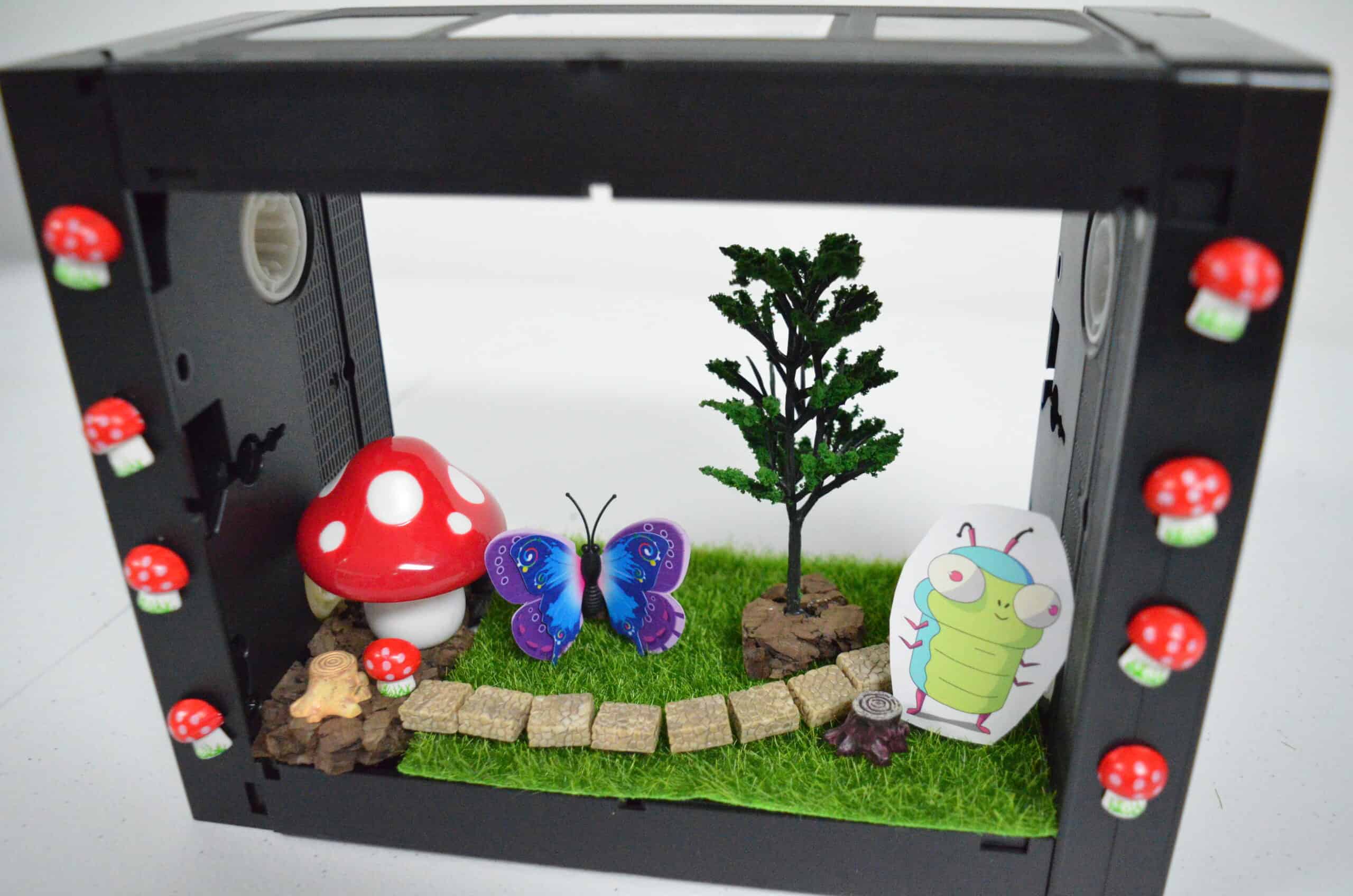 nature play VHS diorama