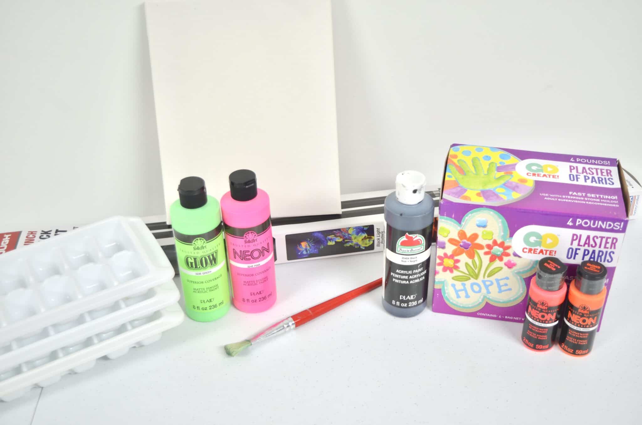 How to Make Glow in the Dark Chalk Recipe Galactic Space Rocks