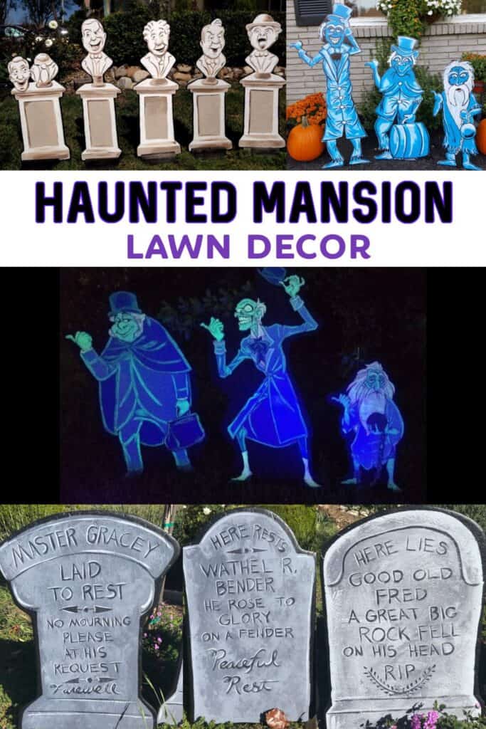 haunted mansion lawn decor