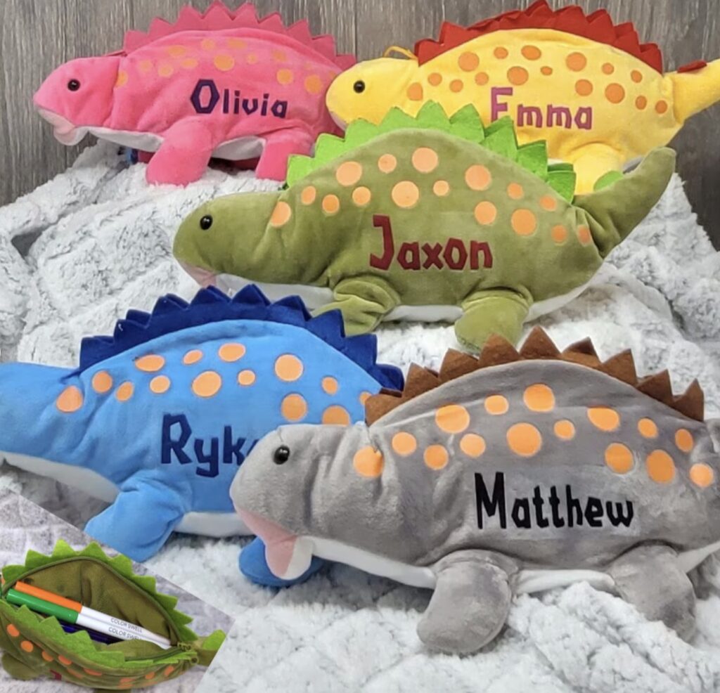 custom dinosaur plush for kids