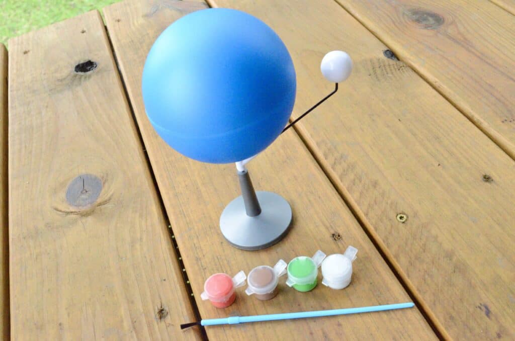 paint your own earth model science kit