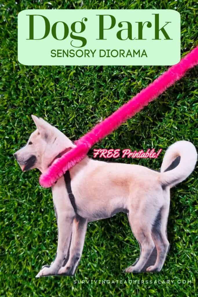 DIY Dog Park Sensory Diorama