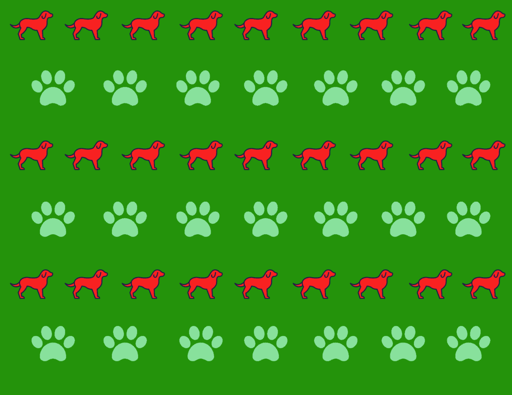 cute dog wrapping paper