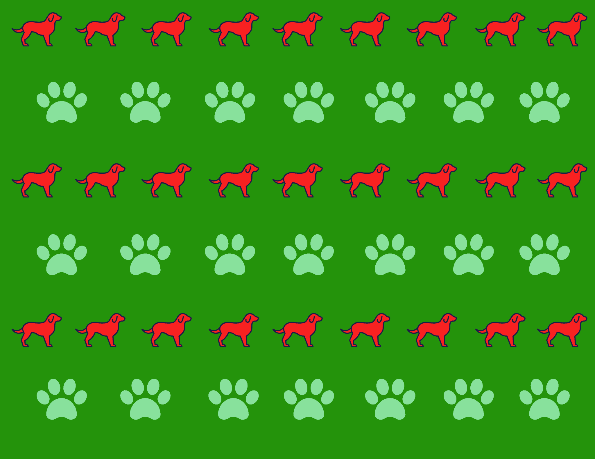 FREE Printable Dog themed Wrapping Paper Printables