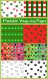 FREE Printable Dog themed Wrapping Paper Printables