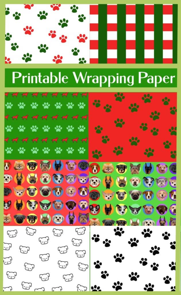 Dog themed Wrapping Paper 