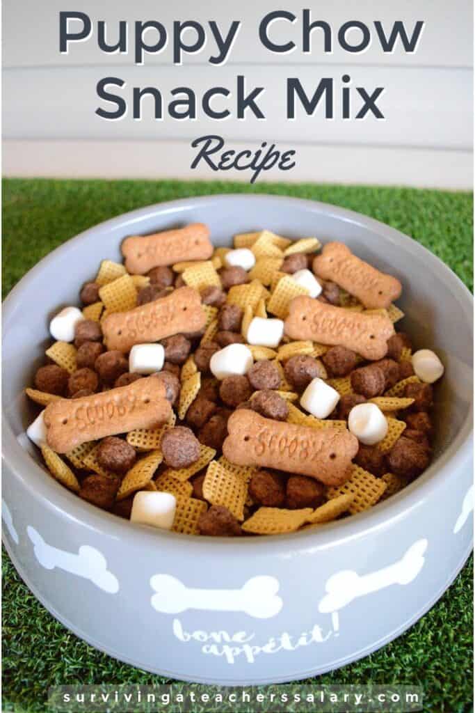 Puppy Chow Snack Mix Recipe Idea for Dog Lovers