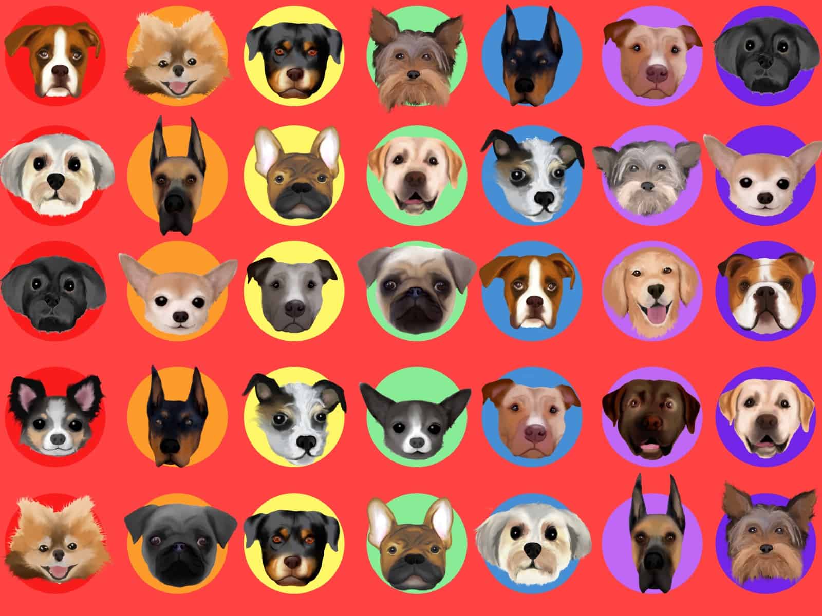 FREE Printable Dog themed Wrapping Paper Printables