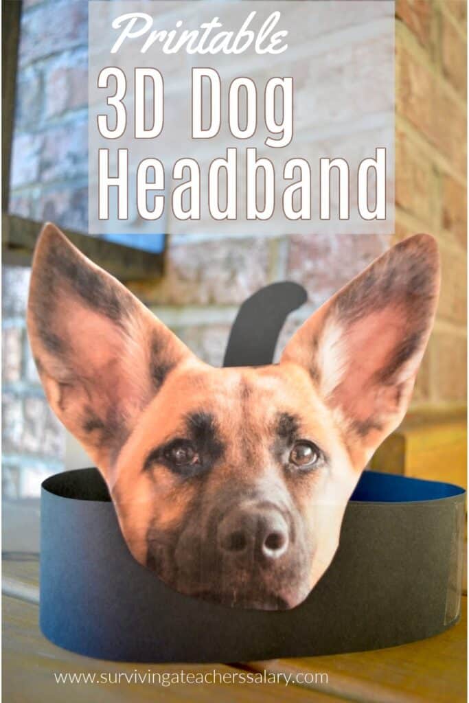 German Shepherd dog craft for kids