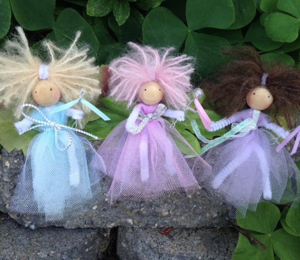 3 fairy dolls