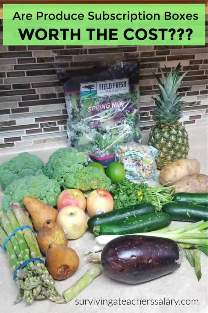 Affordable fresh produce subscriptions