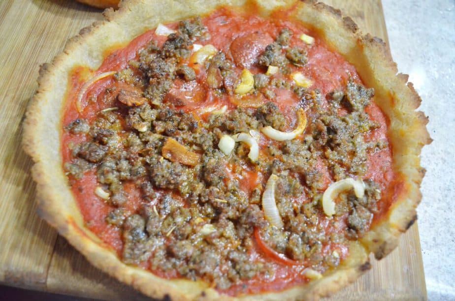 meat lovers gluten free dairy free pizza
