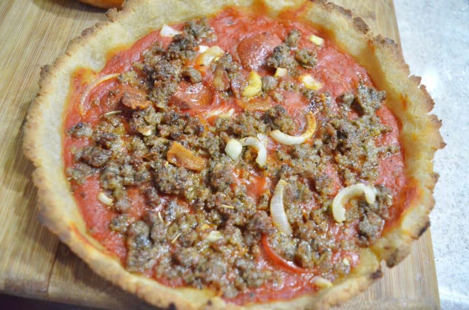 meat lovers gluten free dairy free pizza