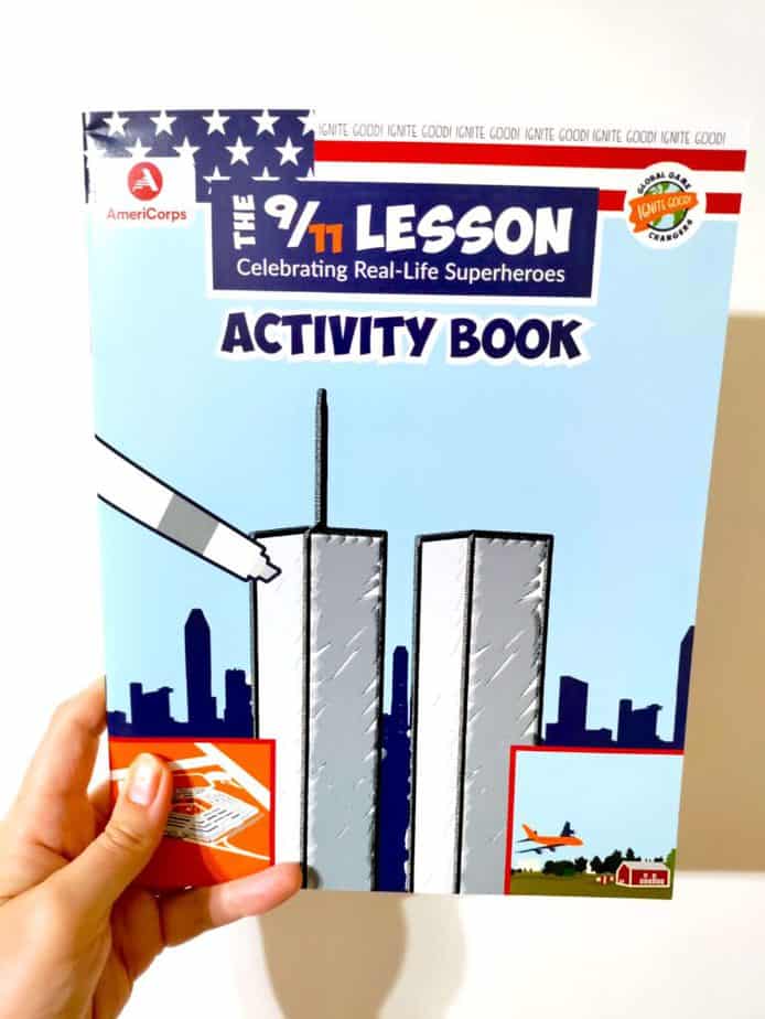 9/11 Lesson Activity Book for kids