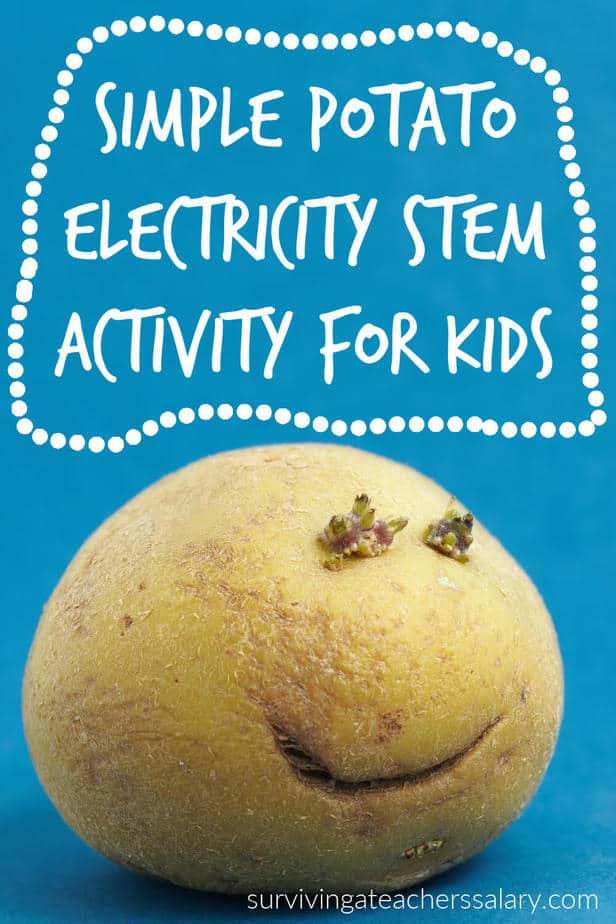 Simple Potato Electricity Experiment STEM Activity for Kids