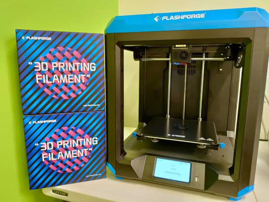 FlashForge Artemis 3d printer and filament